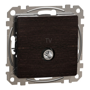 TV-
розетка, Sedna Design & Elements, Венге - імітація дерева, SDD181471 Schneider Electric