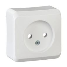 РОЗЕТКА БЕЗ ЗАЗЕМЛЕННЯ SCHNEIDER ELECTRIC PRIMA, БІЛИЙ