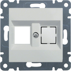 Панель подвійна для RJ12/RJ45 Lumina, біла