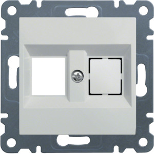 Панель подвійна для RJ12/RJ45 Lumina, біла