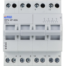 Ручний перемикач вводу (І-0-ІІ) RPV 4P 40A АСКО