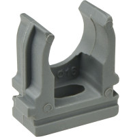 Кріплення для гофри сіре 16 мм (уп.50шт)