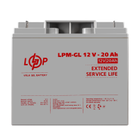 Акумулятор гелевий LPM-GL 12V - 20 Ah