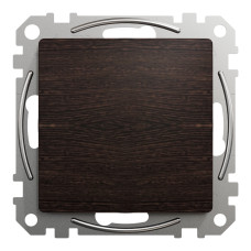 Однопостова заглушка, Sedna Design & Elements, Венге-ефект дерева, SDD181904, Schneider Electric