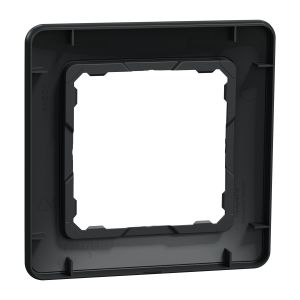 Рамка 1-постова Чорний Sedna Design Schneider Electric SDD314801