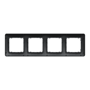 Рамка 4-постова Чорний Sedna Design Schneider Electric SDD314804