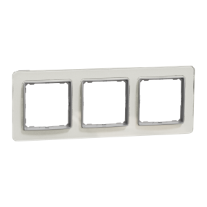 Рамка 3-постова  Штучне Біле скло Sedna Elements Schneider Electric SDD360803