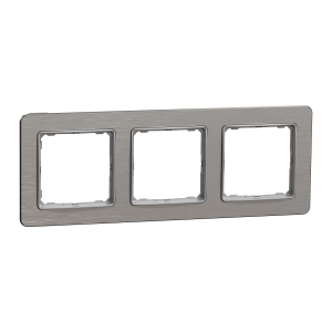 Рамка 3-постова  Матовий алюміній Sedna Elements Schneider Electric SDD370803