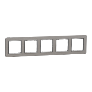 Рамка 5-постова  Матовий алюміній Sedna Elements Schneider Electric SDD370805