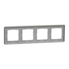Рамка 4-постова  Матове золото Sedna Elements Schneider Electric SDD371804