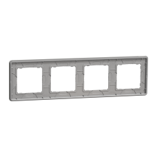Рамка 4-постова  Бетон Sedna Elements Schneider Electric SDD390804