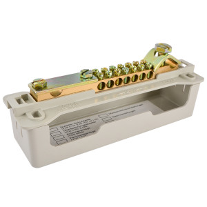 Нульова шина з кришкою BC-10