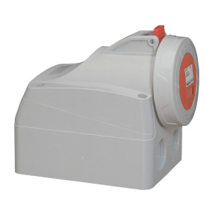 P17 Розетка накладна 32A 3К+Н+З 415В IP67 