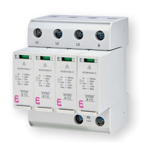 Обмежувач перенапруги ETITEC M T12 300/7 (4+0, 4p, TNC-S)