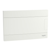 Щит пластиковий Easy9 EU, врізний, 1 ряд 12 модулів, білі двері, EZ9EUB112, Schneider Electric