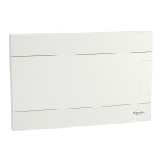 Щит пластиковий Easy9 EU, врізний, 1 ряд 12 модулів, білі двері, EZ9EUB112, Schneider Electric
