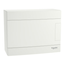Щит пластиковий Easy9 EU, навісний, 1 ряд 8 модулів, білі двері, EZ9EUD108, Schneider Electric