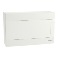 Щит пластиковий Easy9 EU, навісний, 1 ряд 12 модулів, білі двері, EZ9EUD112, Schneider Electric