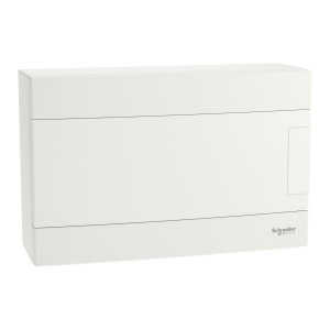 Щит пластиковий Easy9 EU, навісний, 1 ряд 12 модулів, білі двері, EZ9EUD112, Schneider Electric