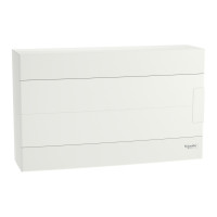 Щит пластиковий Easy9 EU, навісний, 1 ряд 18 модулів, білі двері, EZ9EUD118, Schneider Electric
