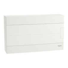 Щит пластиковий Easy9 EU, навісний, 1 ряд 18 модулів, білі двері, EZ9EUD118, Schneider Electric
