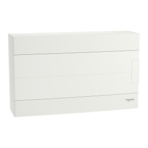 Щит пластиковий Easy9 EU, навісний, 1 ряд 18 модулів, білі двері, EZ9EUD118, Schneider Electric
