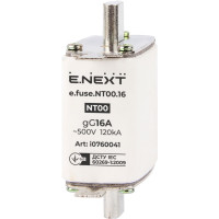 Запобіжник плавкий e.fuse.NT00.16, габарит 00, 16А
