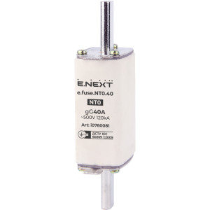 Запобіжник плавкий e.fuse.NT0.40, габарит 0, 40А