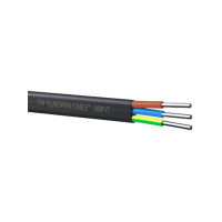 Кабель АВВГ-П-0,66 2х2,5 силовий алюмінієвий EUROPAN CABLE Відрізок 15м