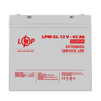 Акумулятор гелевий LPM-GL 12V - 45 Ah