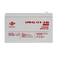 Акумулятор гелевий LPM-GL 12V - 9 Ah