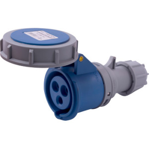 Силова розетка переносна e.socket.213.16.67, 3п., 230В, 16А , IP 67