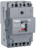 Автоматичний вимикач x160, In=100А, 3п, 18kA, Тфікс./Мфікс.