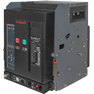 Повітряний автоматичний вимикач e.industrial.acb.2000D.1600, викатний, 0,4кВ, 3Р, електронний розчіплювач, мотор-привід та РН