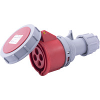 Силова розетка переносна e.socket.214.16.67, 4п., 400В, 16А , IP 67