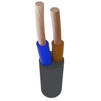 Провід ПВС чорний 3х1,0 EUROPAN CABLE Відрізок 5м