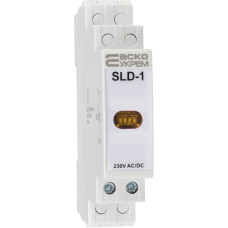 Модульний сигнальний індикатор 230V AC/DC SLD-1  жовтий