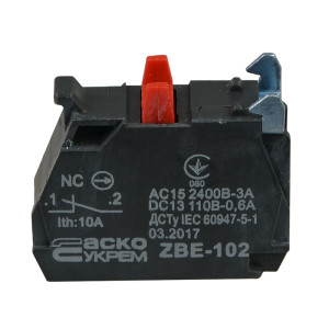 Контакт для кнопок TB5 ZBE-102 N/C