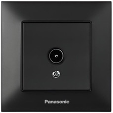 Розетка Panasonic Arkedia Slim ТV кінц., чорн.