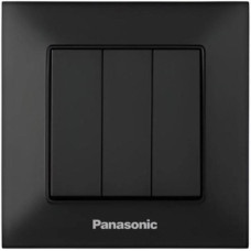 Вимикач 3кл. Panasonic Arkedia Slim, чорн.