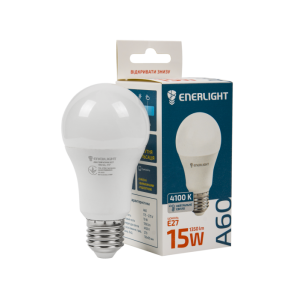 Лампа світлодіодна ENERLIGHT A60 15Вт 4100K E27