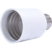 Перехідник e.lamp adapter.Е27/Е40.white, з патрону Е27 на Е40, пластиковий