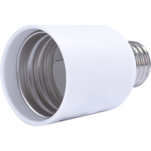 Перехідник e.lamp adapter.Е27/Е40.white, з патрону Е27 на Е40, пластиковий