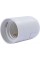 Патрон пластиковий e.lamp socket.E27.pl.white, Е27, білий