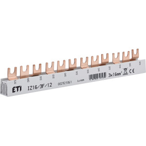 Шина живлення IZ 16/3F/12 (16мм2, 3P, 0.21м, Fork, 12mod.)