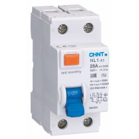 Диф. вимикач NL1-63 2P 63A 30mA AC 6kA DB