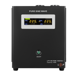 ДБЖ з правильною синусоїдою 12V LPY-W-PSW-1000VA+(700Вт)10A/20A