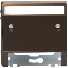 Центральна накладка з нахилом, мокко, Merten System Design D-Life, Schneider Electric MTN4540-6052
