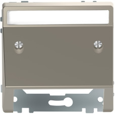 Центральна накладка з нахилом, Нікель, Merten System Design D-Life, Schneider Electric MTN4540-6050