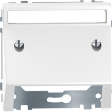 Центральна накладка з нахилом, білий лотос, Merten System Design D-Life, Schneider Electric MTN4540-6035
